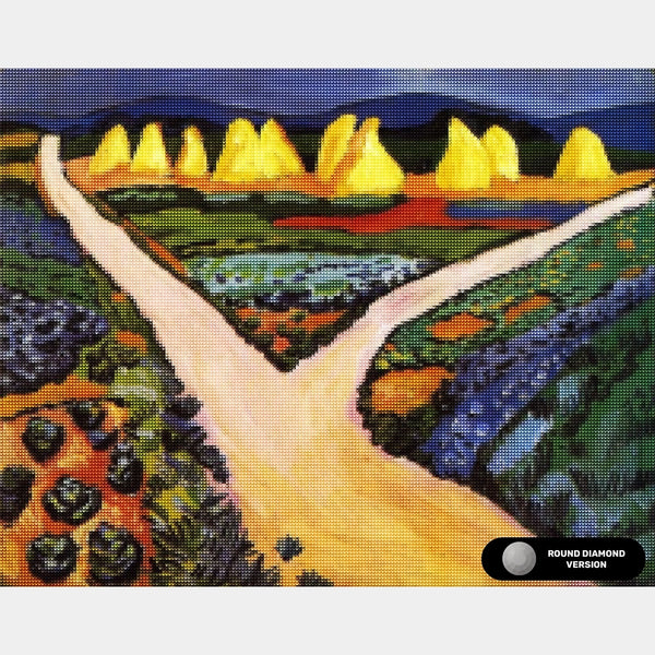 Vegetable Fields - 1911 - Diamond Painting - Standardstorlek