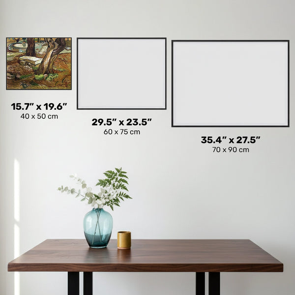 De Stenen Bank in Saint-Remy - Diamond Painting - Standaardformaat