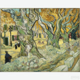 Road Menders at Saint-Rémy - Diamond Painting-Recreate Van Gogh's 