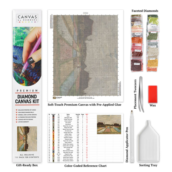 Campi di bulbi - Pittura diamante