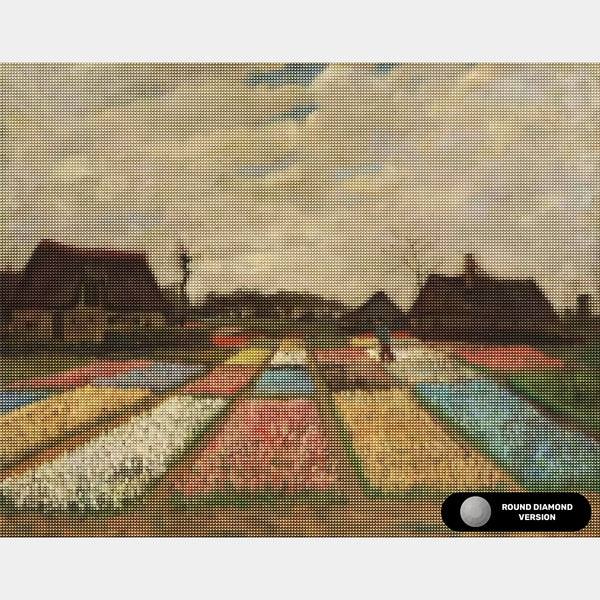 Campi di bulbi - Pittura diamante