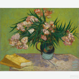 Oleanders - Diamond Painting-Dive into the vibrant Oleanders' world with this Van Gogh diamond painting kit. Capture life's exuberance in each diamond, bringing this classic masterpiece to life.-Canvas by Numbers