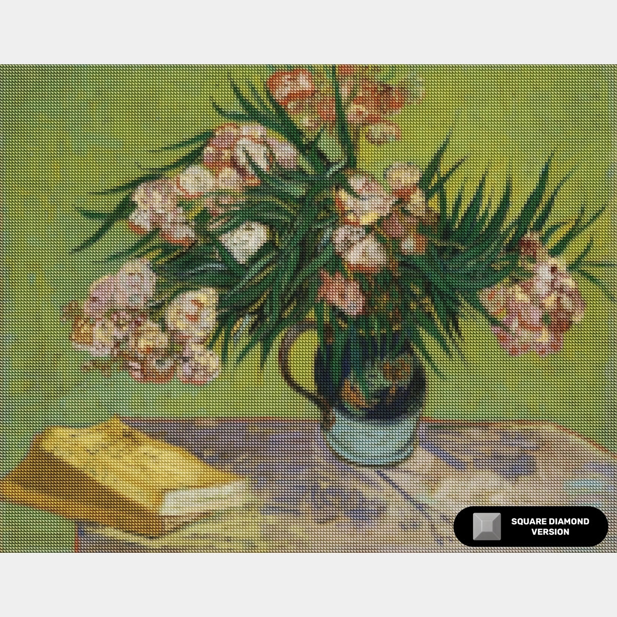 Oleanders - Diamond Painting - Tamaño Estándar