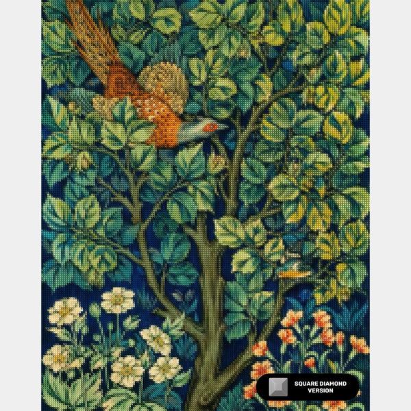 Cock Pheasant (1916) - Kit de Pintura de Diamante - X-Large