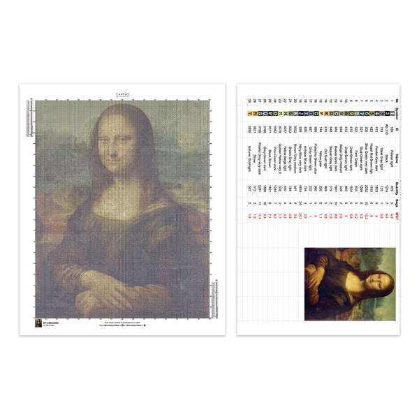 Mona Lisa - Diamond Painting - Stor