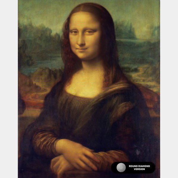 Mona Lisa - Diamond Painting - Stor