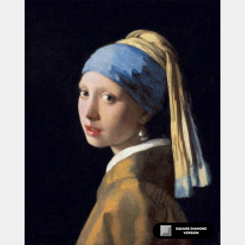 Fille à la perle - Diamond Painting - Grand format