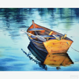 Tranquil Sailing - Diamond Painting-Experience the calm of Anna Petunova's watercolor masterpiece. Dive into the serenity of 
