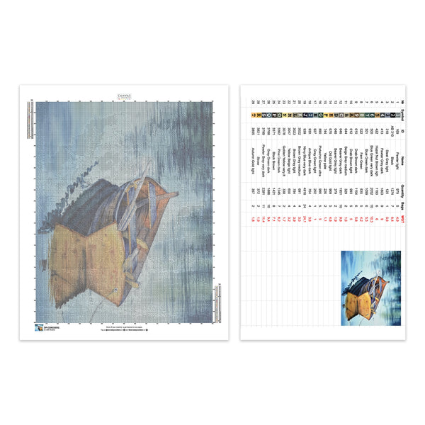 Tranquil Sailing - Diamond Painting - Standardstorlek