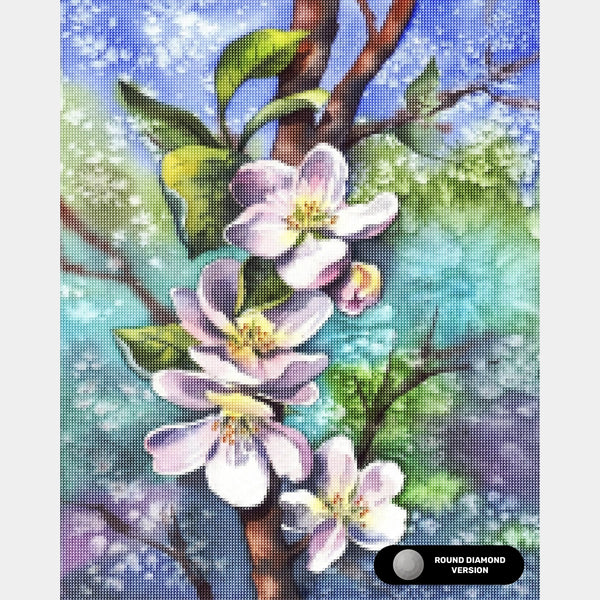 Flourish - Peinture au diamant - Taille standard