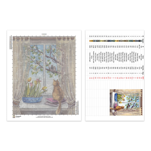 Un Matin Paisible - Kit de Peinture au Diamant - Taille Standard
