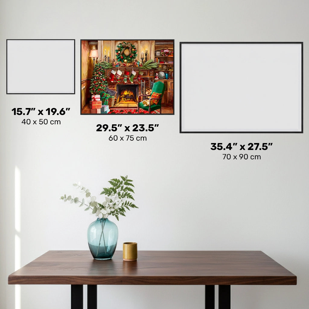 Fireside Christmas - Diamond Painting - Large