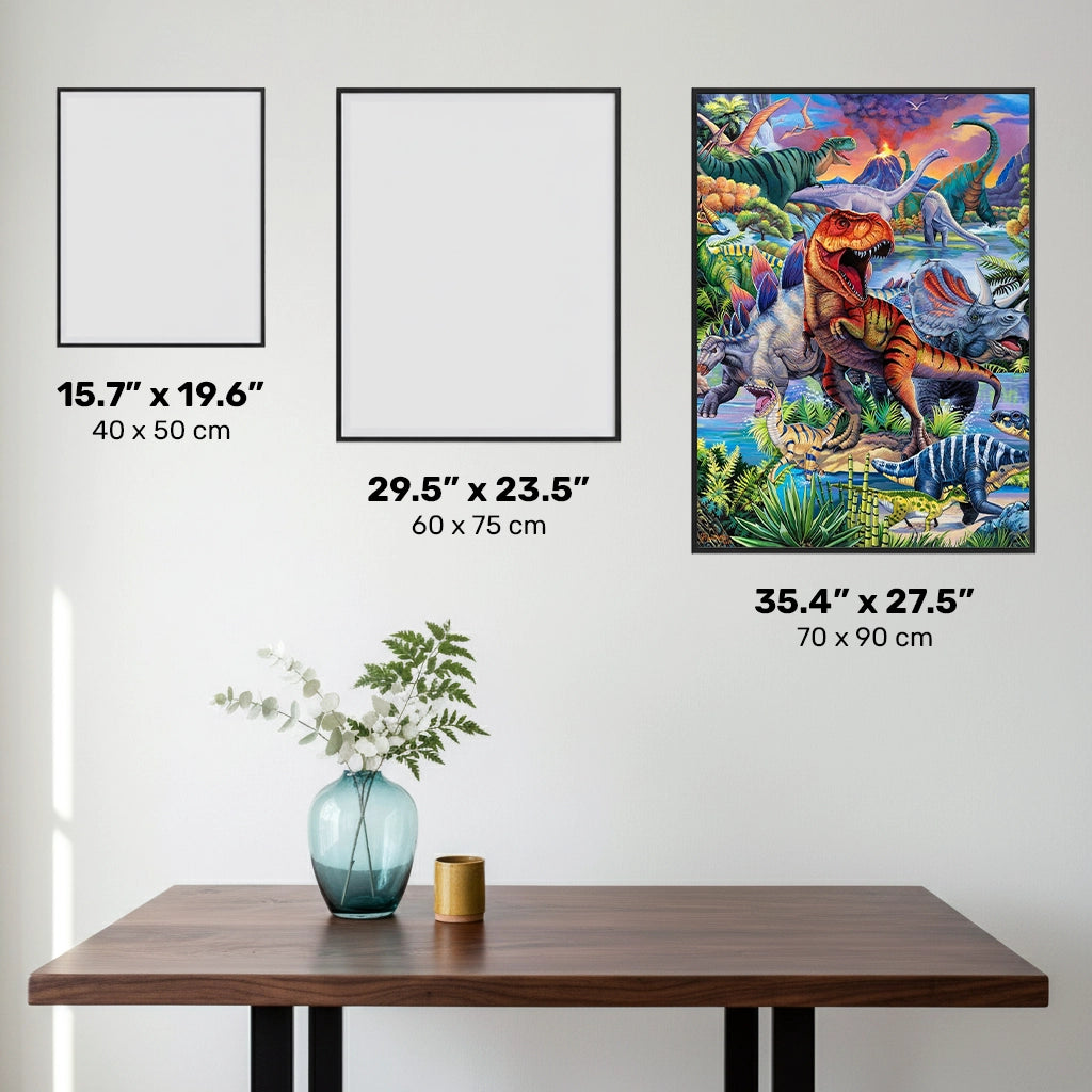 Dinosauri - Diamond Painting - X-Large