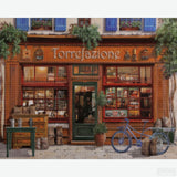 The Coffee Factory - Diamond Painting Kit-Recreate Guido Borelli's 