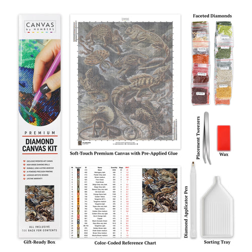 Lacertilia - Diamond Painting - X-Large