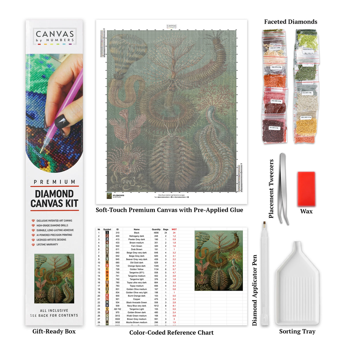 Chaetopoda - Diamond Painting - X-Large