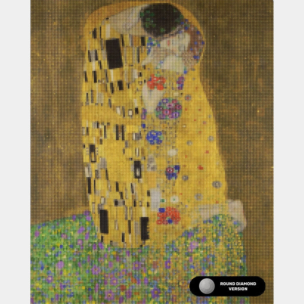 "Il Bacio" di Gustav Klimt - Diamond Painting - Grande