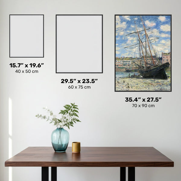 "Boat Lying at Low Tide (1881) - Diamond Painting - X-Large" in italiano si traduce come "Barca alla bassa marea (1881) - Diamond Painting - X-Large".