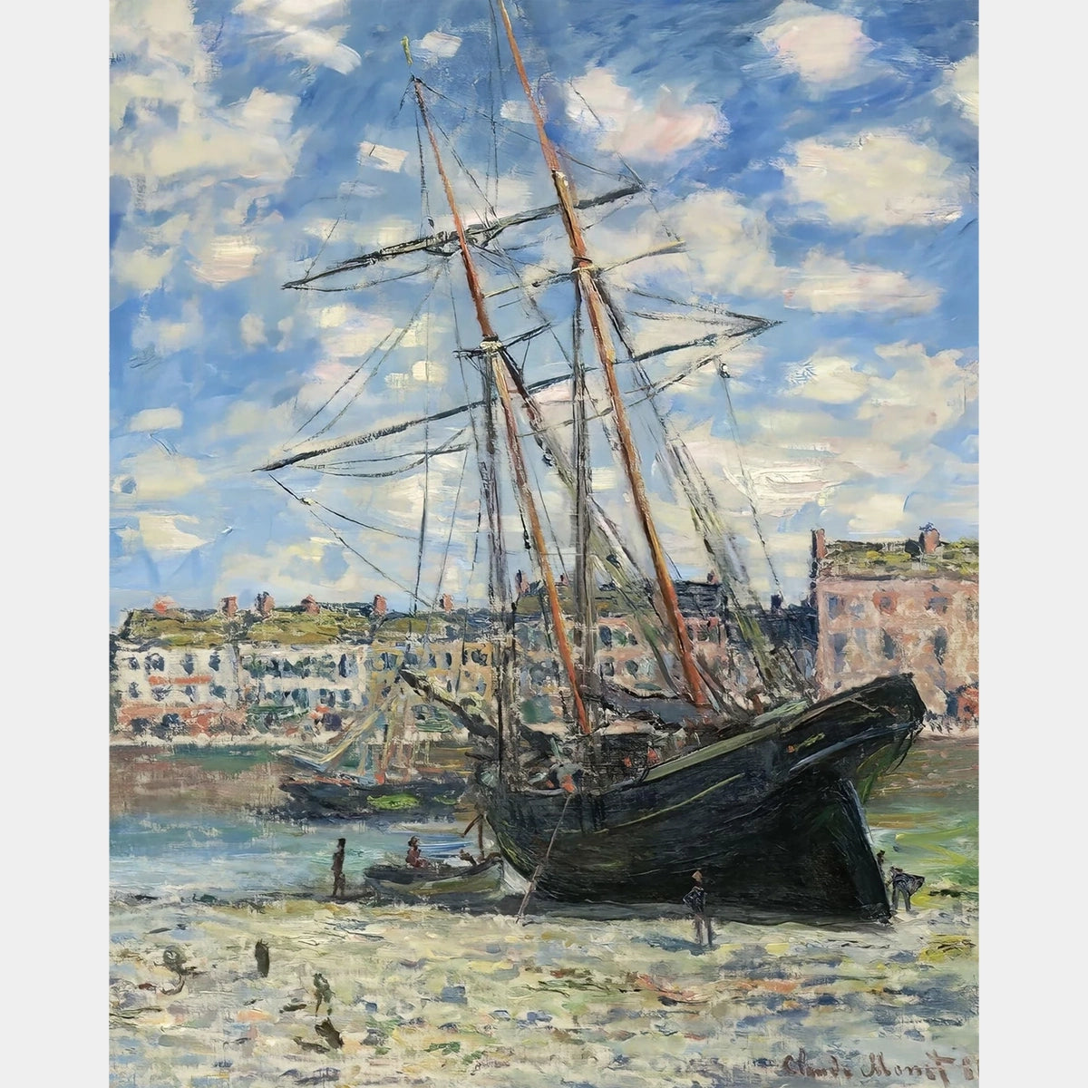 "Boat Lying at Low Tide (1881) - Diamond Painting - X-Large" in italiano si traduce come "Barca alla bassa marea (1881) - Diamond Painting - X-Large".