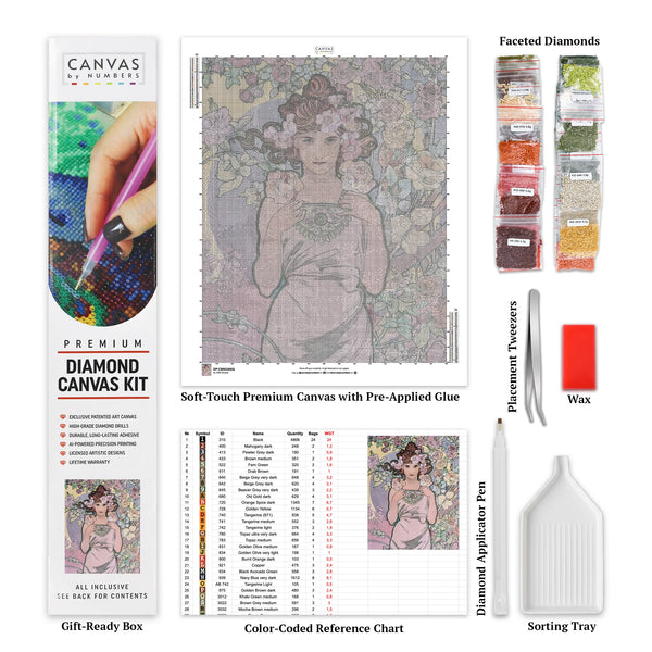 The Rose (1898) - Diamond Painting - Large