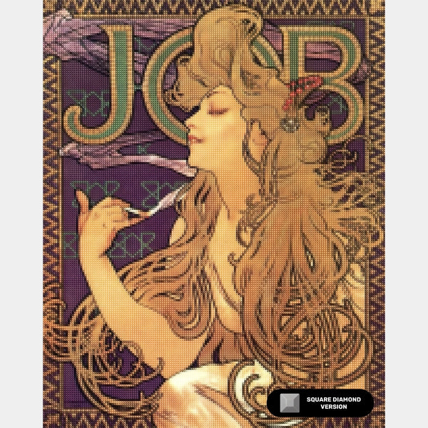 Job (1896) - Diamond Painting - Extra Groot