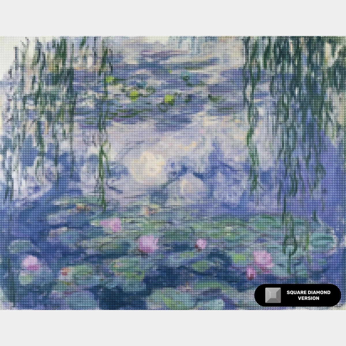 "Water Lilies, Nympheas (1916) - Diamond Painting - Dimensione Standard"
