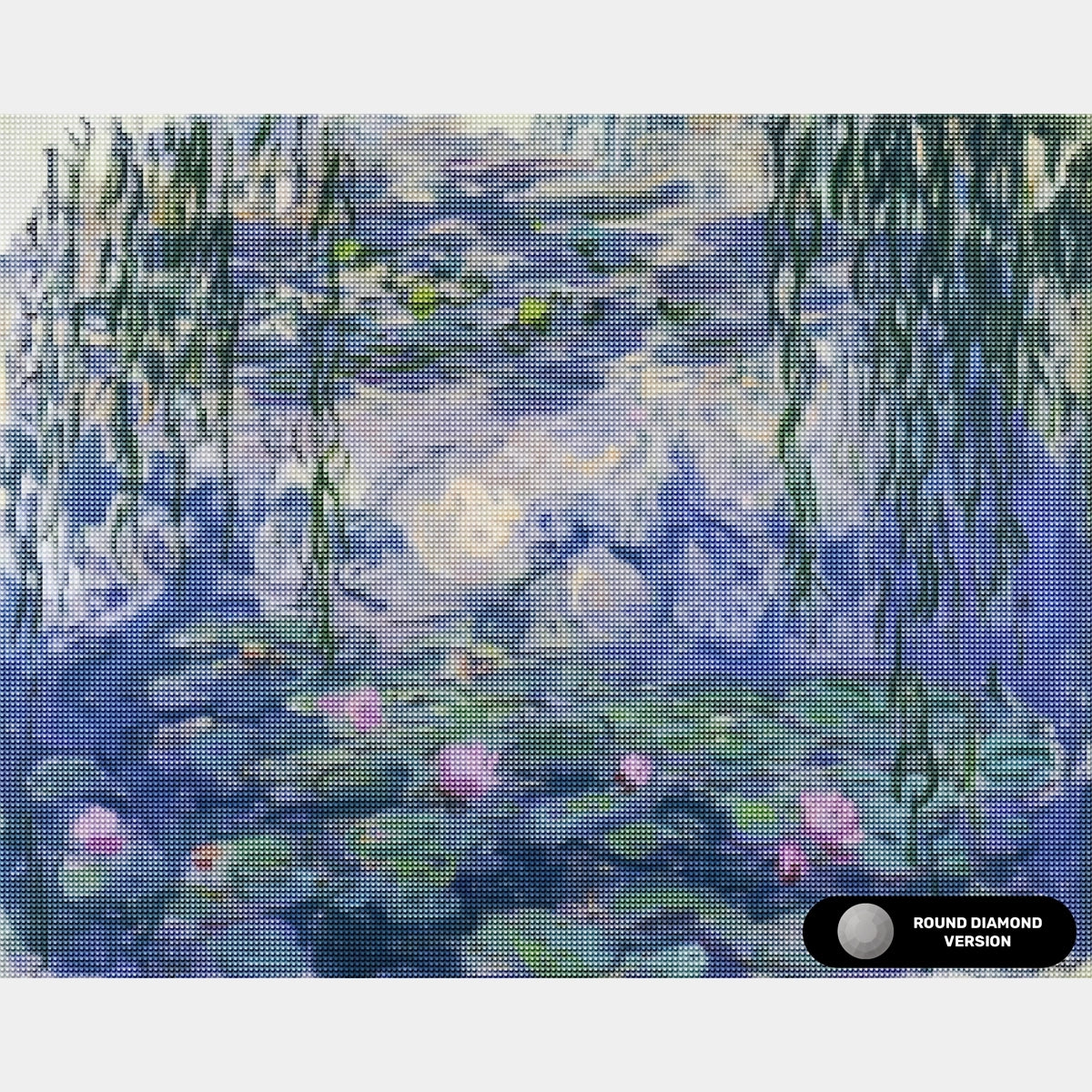 "Water Lilies, Nympheas (1916) - Diamond Painting - Dimensione Standard"