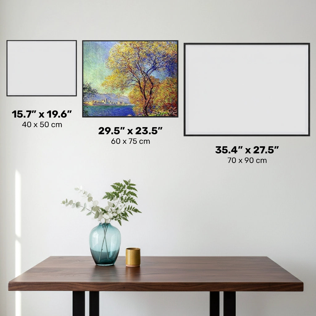 Antibes vista dai Giardini Salis - Diamond Painting - Grande