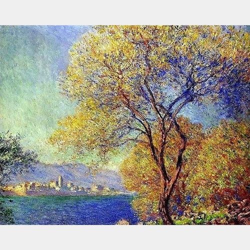 Antibes visto desde los Jardines de Salis - Pintura de Diamantes - Grande