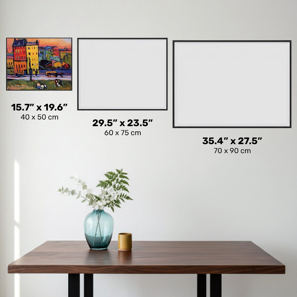 Hus i München - Diamond Painting - Standardstorlek