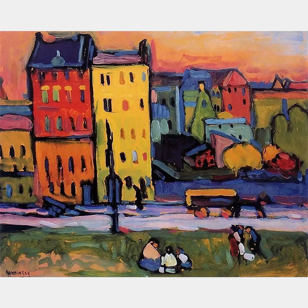 Case a Monaco - Diamond Painting - Dimensione Standard