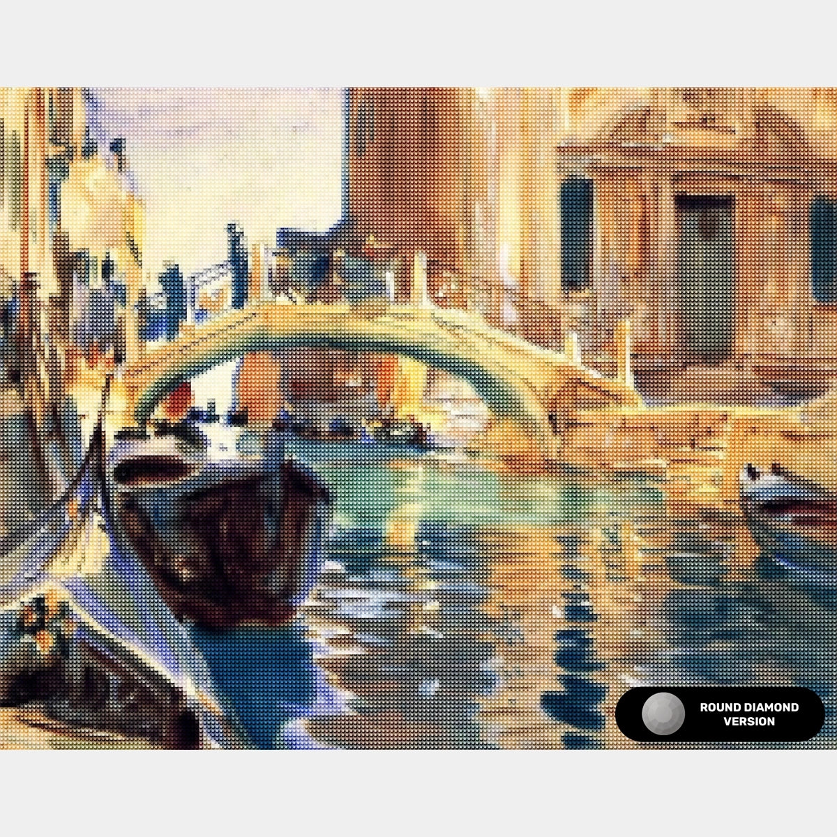 Venedigmålning - Diamantmålning - Standardstorlek