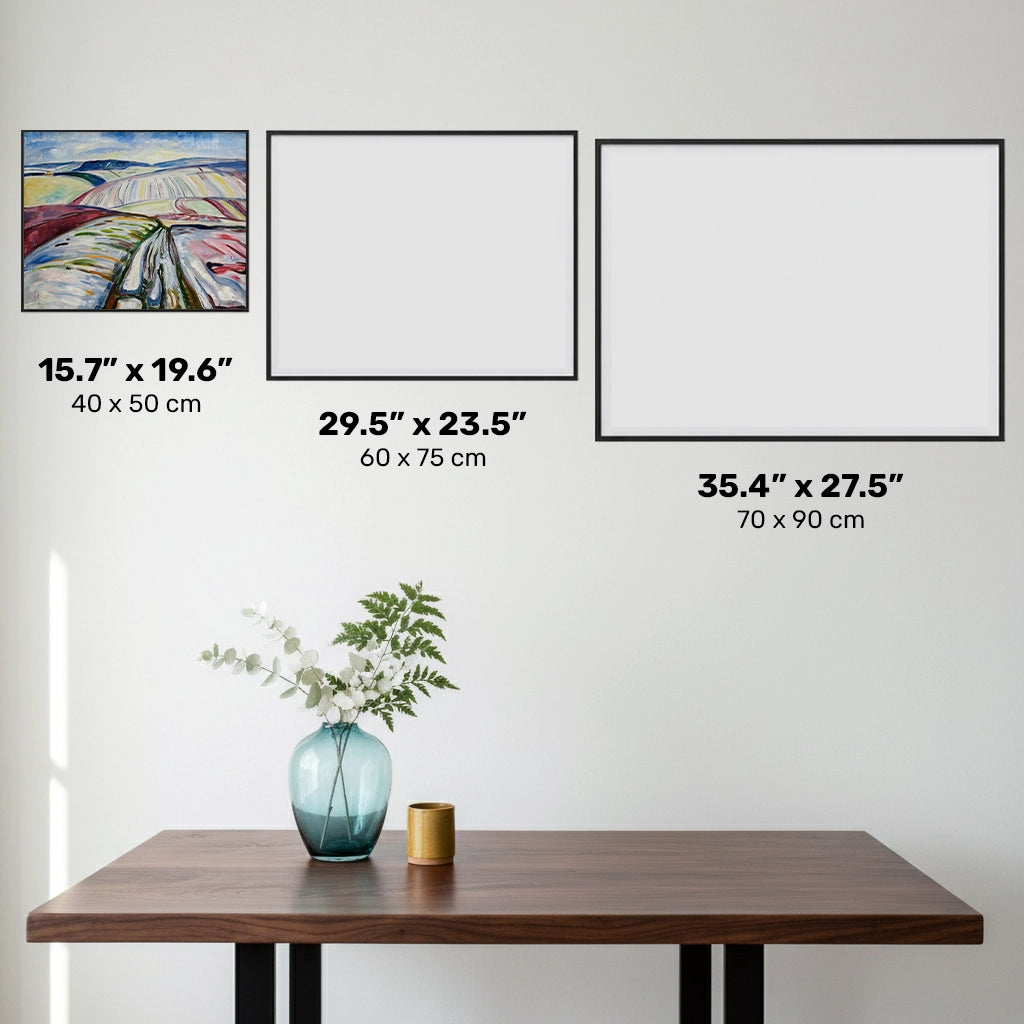 Campo nella neve, 1907 - Diamond Painting - Dimensione standard