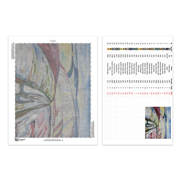 Campo nella neve, 1907 - Diamond Painting - Dimensione standard