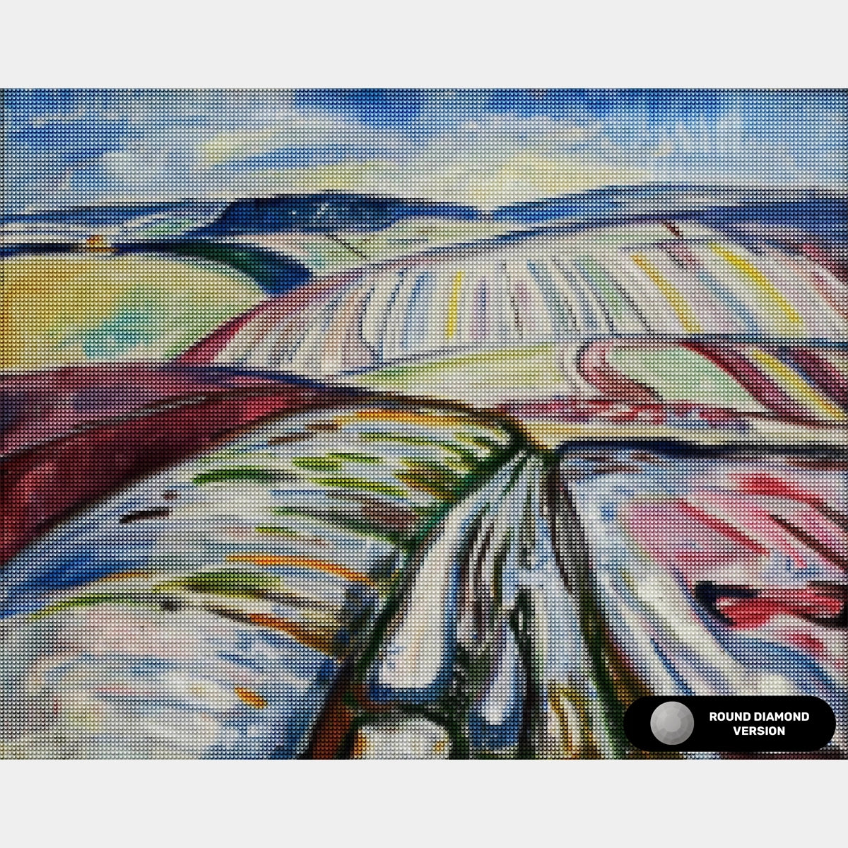 Campo nella neve, 1907 - Diamond Painting - Dimensione standard