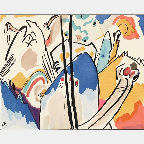 Der Blaue Reiter (1914) - Diamond Painting - Dimensione Standard