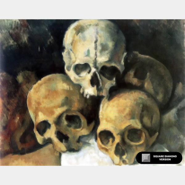 Pyramid of Skulls (1901) - Diamond Painting - Tamaño Estándar