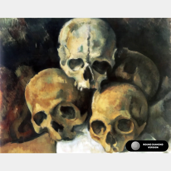 Pyramid of Skulls (1901) - Diamond Painting - Tamaño Estándar