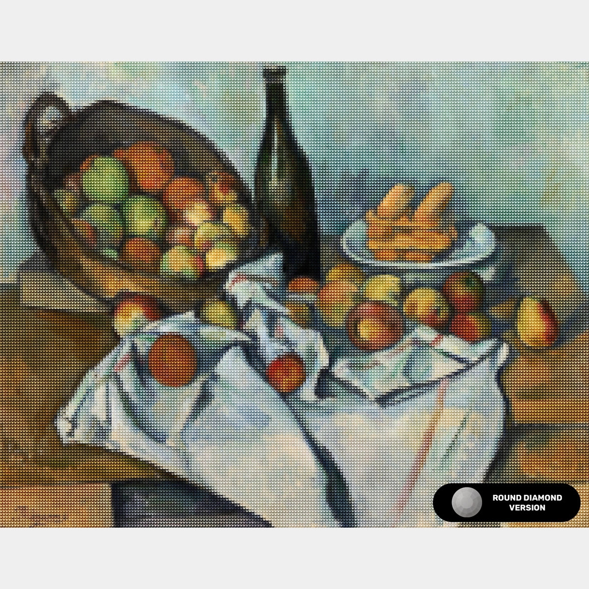 The Basket of Apples (1893) - Diamond Painting Kit - Large