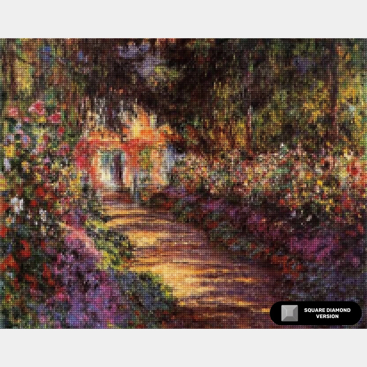 Il Giardino in Fiore - Diamond Painting - Grande