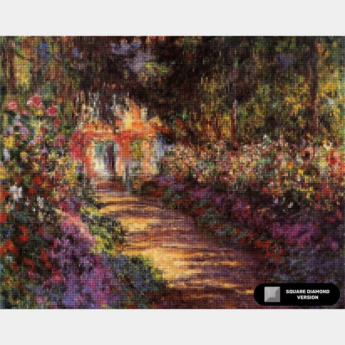 The Garden in Flower - Diamond Painting - Large