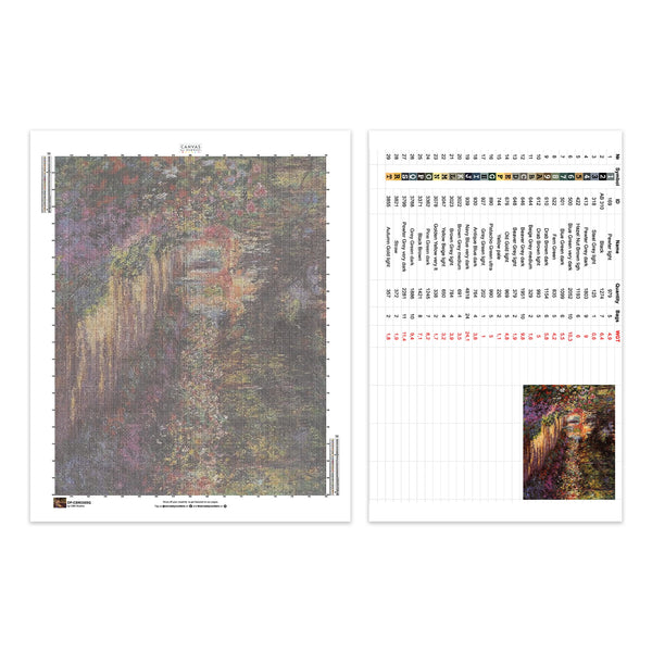 Il Giardino in Fiore - Diamond Painting - Grande