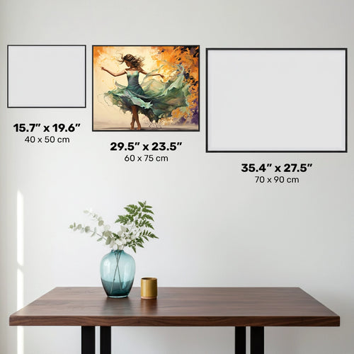 "Dancer's Poise - Diamond Painting - Grand Format"
