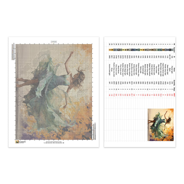 Dancer's Poise - Diamond Painting - Stor