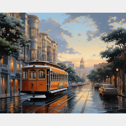 San Francisco - Diamond Painting