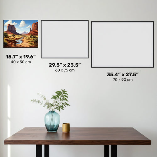 Monument Valley - Diamond Painting - Standard Size