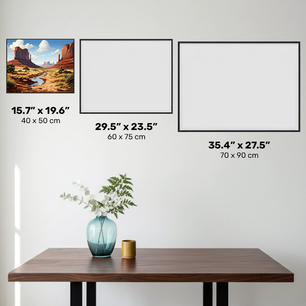 Monument Valley - Diamond Painting - Dimensione Standard
