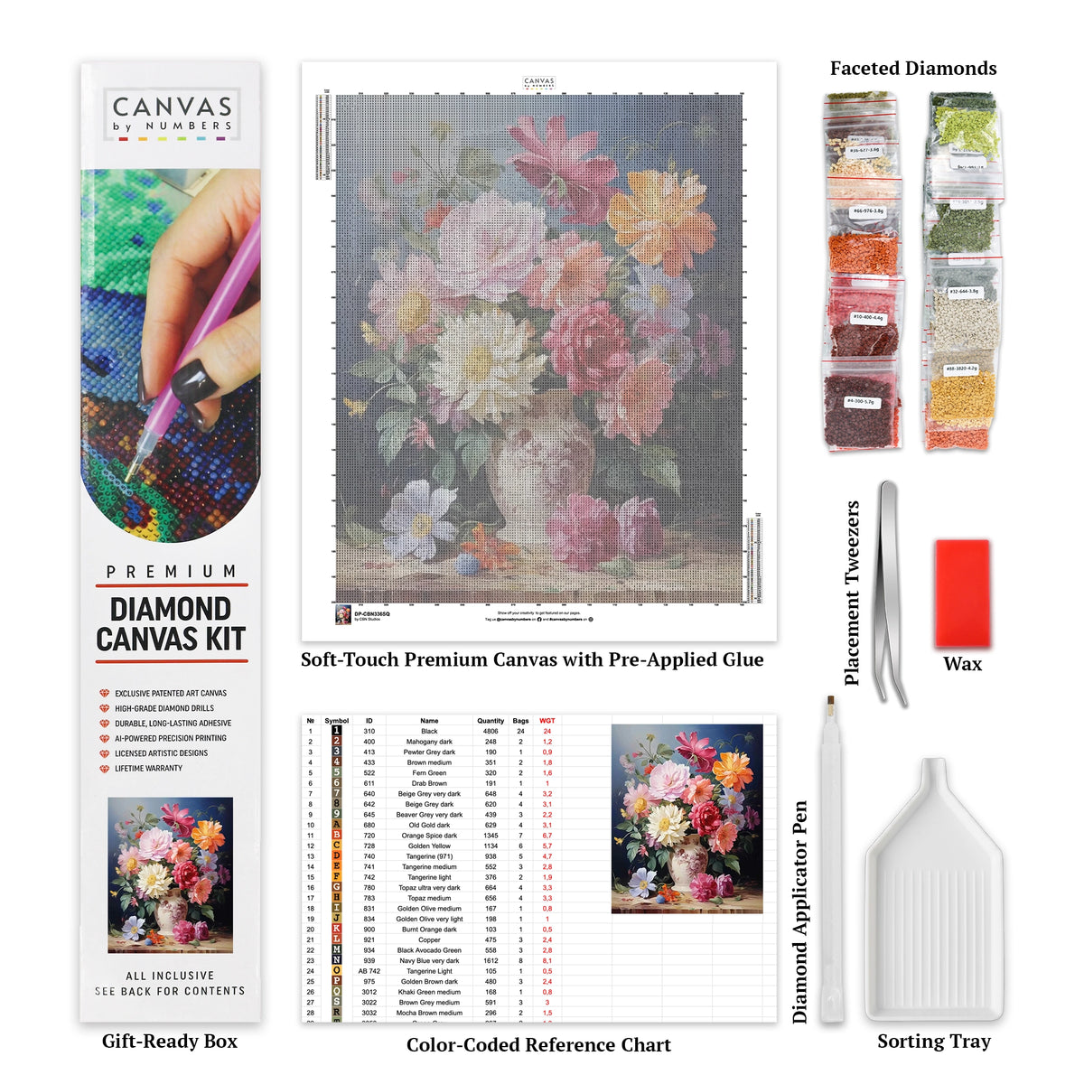 Composizione Colorata - Pittura Diamante - Grande