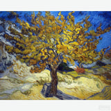 The Mulberry Tree in Autumn - Diamond Painting-Recreate the vibrant beauty of Van Gogh's The Mulberry Tree with our Diamond Painting Kit. Perfect for art lovers and crafters alike.-Canvas by Numbers