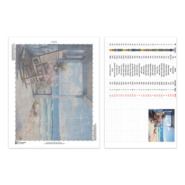 Coastal Calm - Diamond Painting - Dimensione Standard